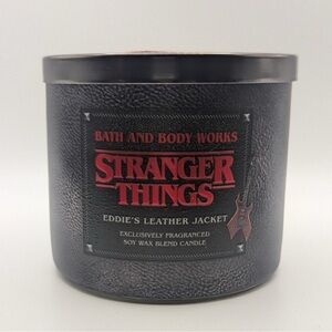NWT: Bath & Body Works Eddie’s Leather Jacket 3-Wick Candle